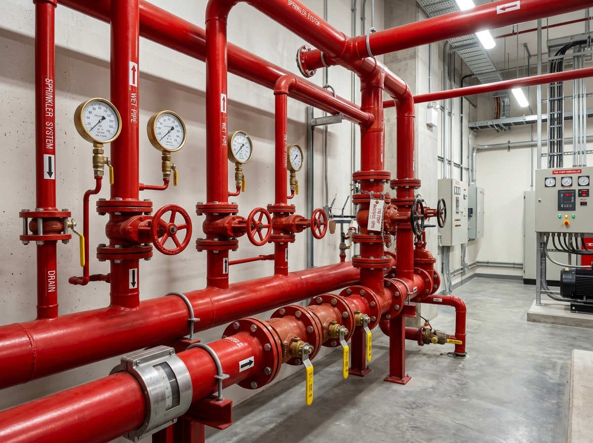 Fire Protection System Commercial Building Doha